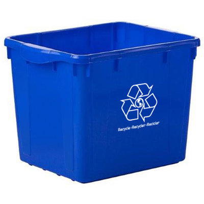 16 Gallon Curbside Recycle Bin
